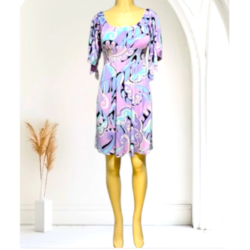 THX Thanx Collection Unique retro dress with pastel colors